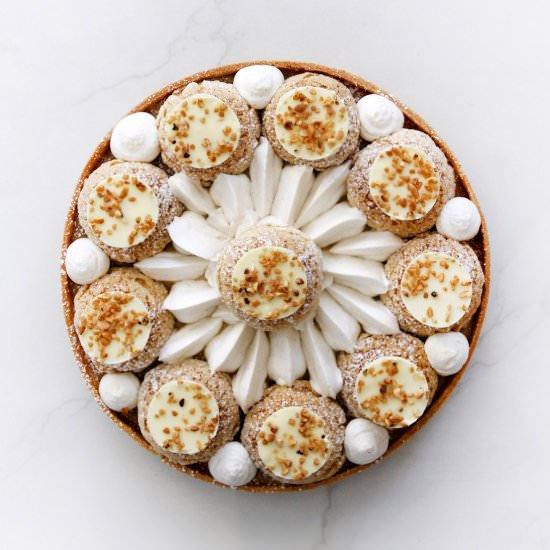 Saint Honore Tart - Recipe photo by lilcookieblog