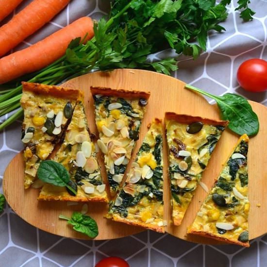 Carrot crust tart - Recipe photo by planetasmaku
