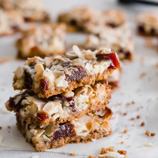 Guava Magic Cookie Bars - Recipe photo by asassyspoon