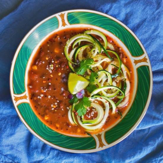 Instant-Pot Chipotle Lentil Soup - Recipe photo by EasycookingwithMolly