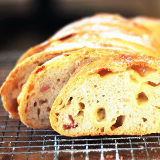 Bacon and Comté Bread - Recipe photo by grubdaily