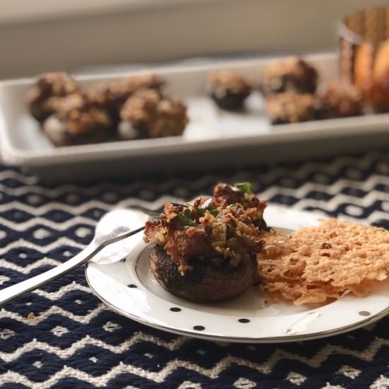 Easy Sausage Stuffed Mushrooms - Recipe photo by herlongwayhome