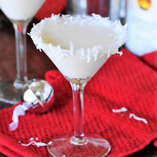 Coconut Snowball Cocktail - Recipe photo by thekitchenismyplayground
