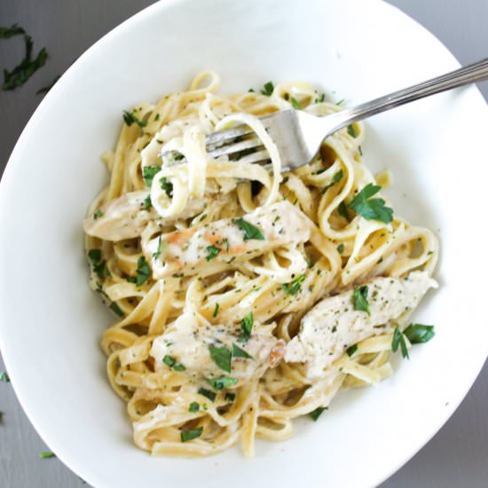 Perfect Chicken Alfredo - Recipe photo by thedelightfulbite