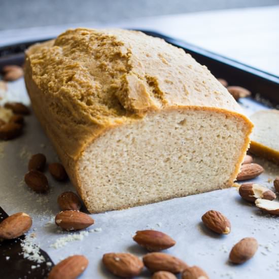 Simple Ketogenic Almond Flour Bread - Recipe photo by fatforweightloss