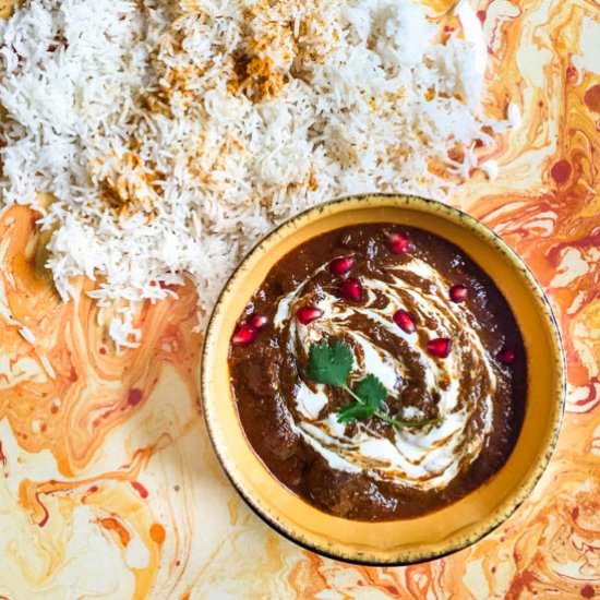 Pomegranate Curry with Moose - Recipe photo by zingijounal