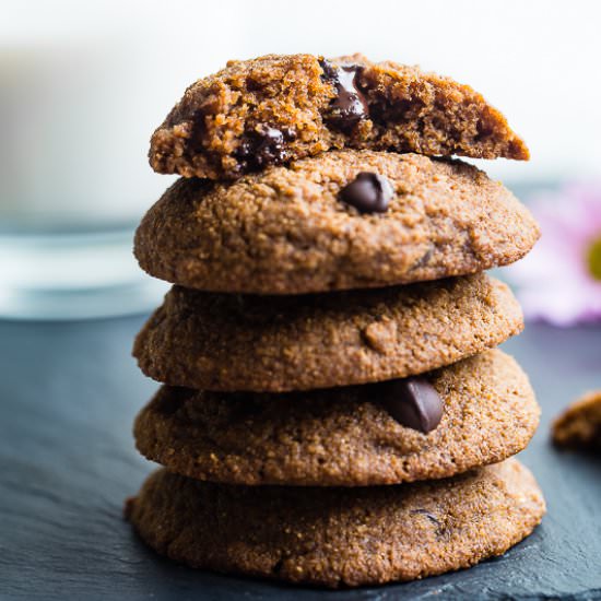 Chewy Paleo Chocolate Chip Cookies - Recipe photo by foodfaithfitness