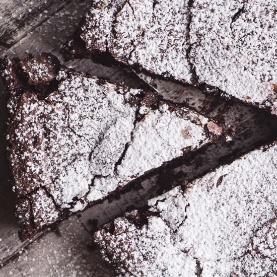 Flourless Belgian Chocolate Cake - Recipe photo by theviewfromgreatisland