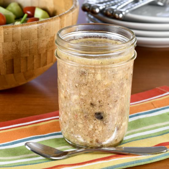 Kalamata Olive and Feta Vinaigrette - Recipe photo by For the Love of Cooking