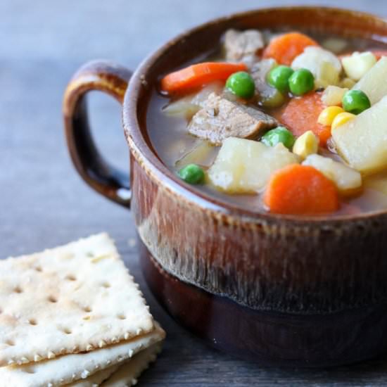 Instant Pot Steak Soup - Recipe photo by Moms Dinner