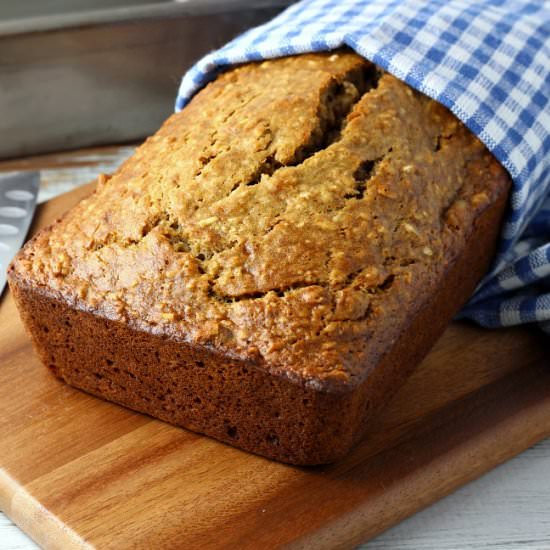 Easy Banana Oatmeal Bread - Recipe photo by ReneesKitchenAdventures