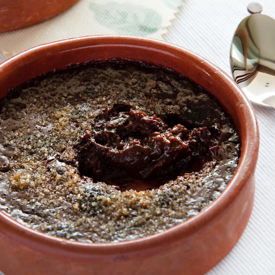 Chocolate Creme Brulee - Recipe photo by ItalianRecipeBook