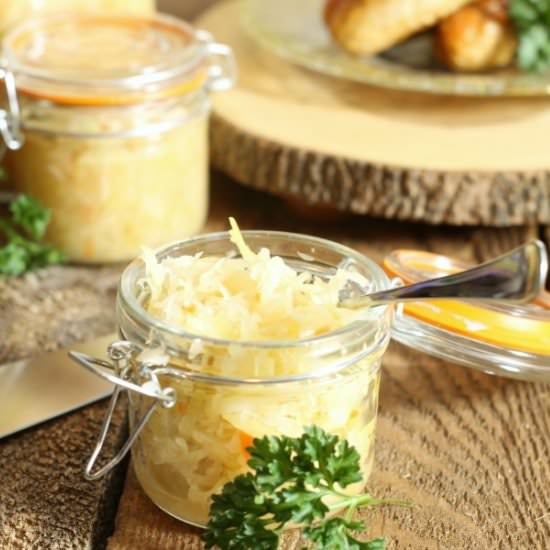 German Sauerkraut - Recipe photo by EarthFoodandFire