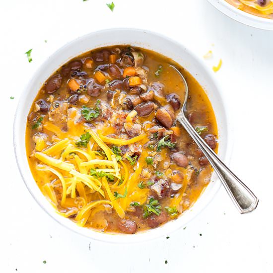 PINTO BEAN SOUP - Recipe photo by lslfunblog