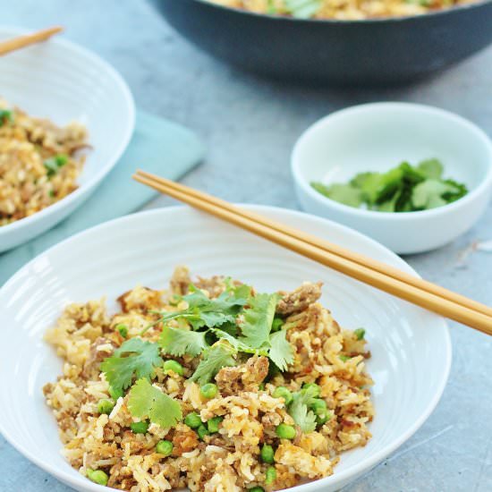 Chinese Style Lamb Fried Rice - Recipe photo by easypeasyfoodie