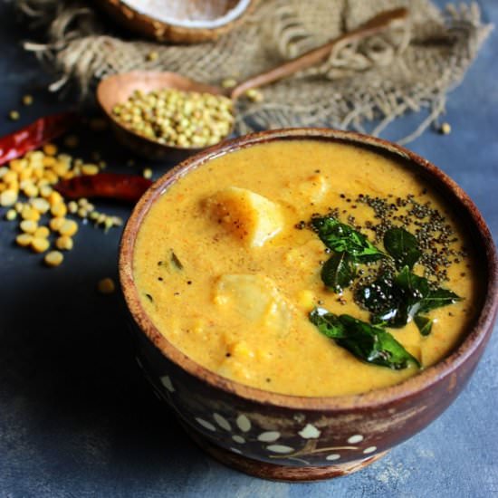 Arachuvitta Mullangi Sambar - Recipe photo by PriyaShiva