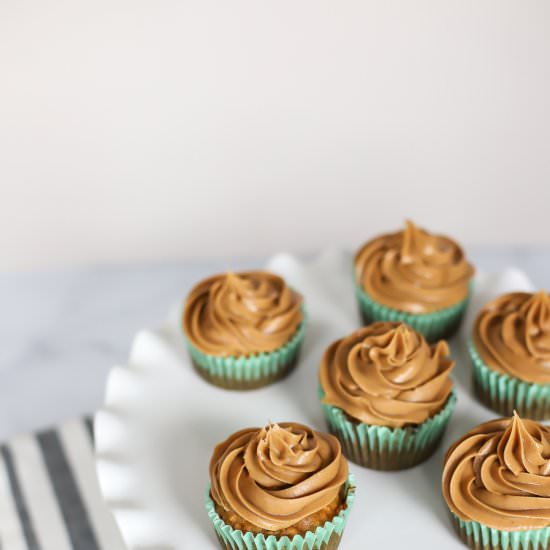 Easy Peanut Butter Banana Pupcakes - Recipe photo by JenWoodhouse