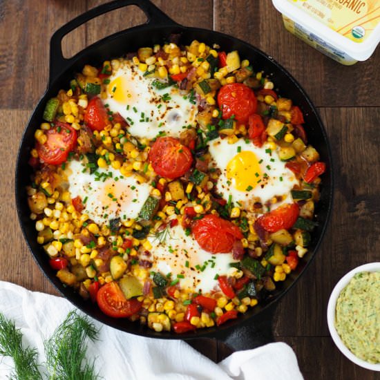 Summer Farmer's Market Skillet - Recipe photo by Avocado A Day
