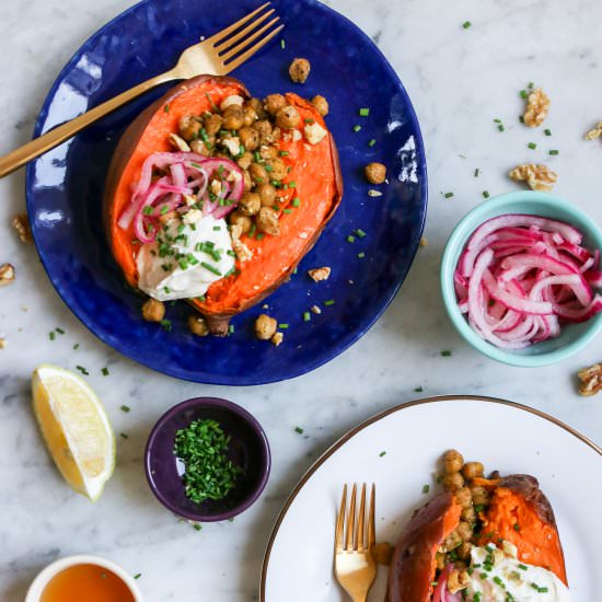 Stuffed Sweet Potatoes - Recipe photo by WhatJewWannaEat