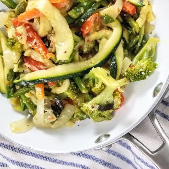 Zoodle Primavera - Recipe photo by sipandspice