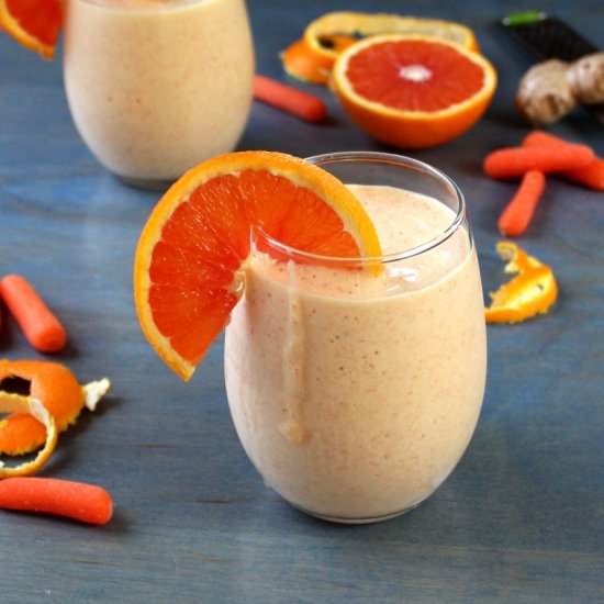 Creamy Orange and Carrot Smoothie - Recipe photo by Healthyideasplace