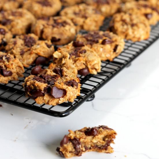 Peanut Butter Banana Oatmeal Cookie - Recipe photo by TheNourishedFamily