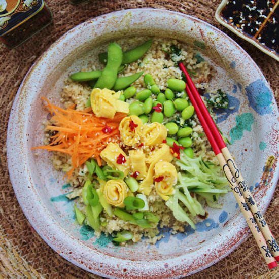 Cauliflower fried rice - Recipe photo by myfoodpassion