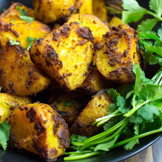 Irish Bombay Potatoes - Recipe photo by HurryTheFoodUp