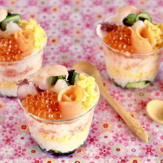 Cup Sushi - Recipe photo by ochikeron