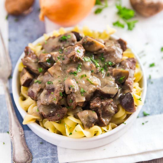 Easy Beef Stroganoff - Recipe photo by Thelifejolie