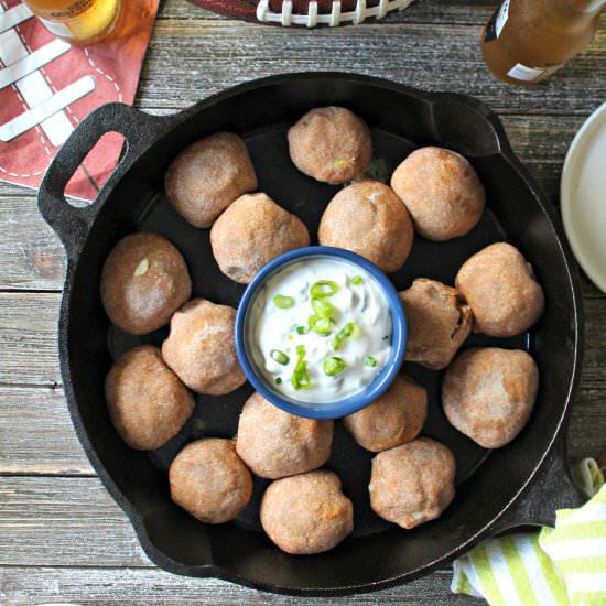 Easy Jalapeño Popper Bombs - Recipe photo by thekitchenprep