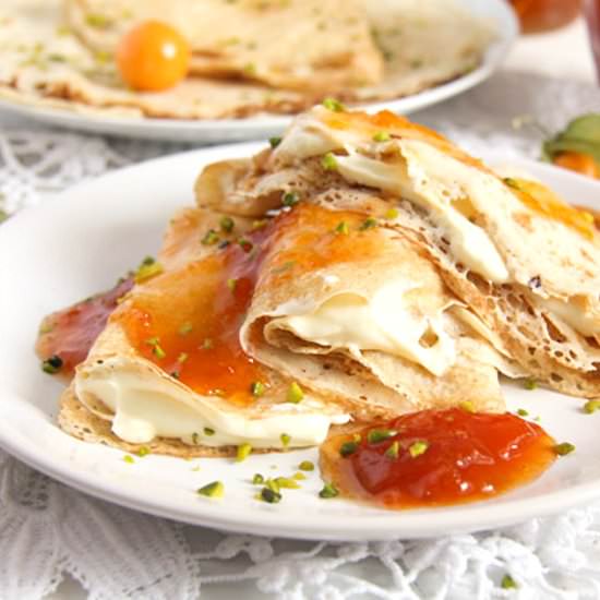 Polish Crepes with Sweet Filling - Recipe photo by adinutza
