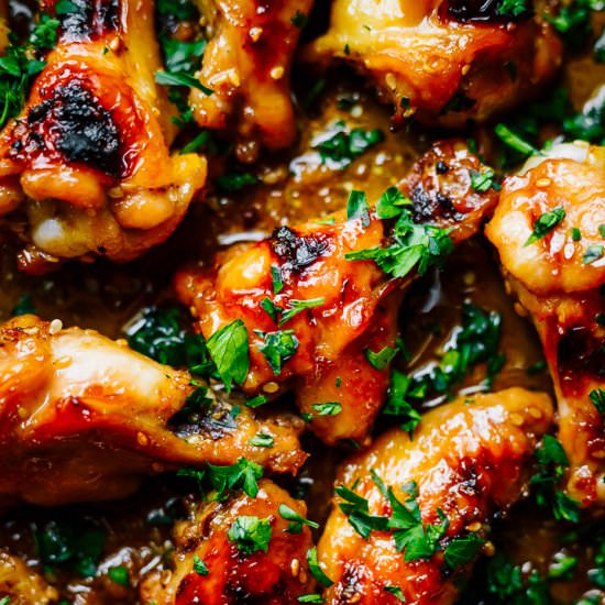 Sticky Teriyaki Oven Baked Chicken - Recipe photo by MunchkinTime