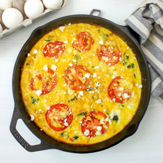 Spaghetti Squash Frittata - Recipe photo by Byte Sized Nutrition