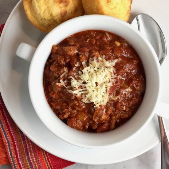 Firehouse Chili Gumbo - Recipe photo by thebrookcook.wordpress.com