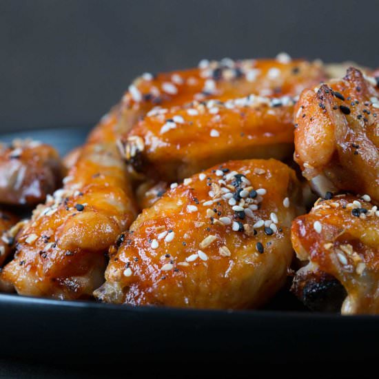 Sweet and Spicy Baked Wings - Recipe photo by giftofhospitality