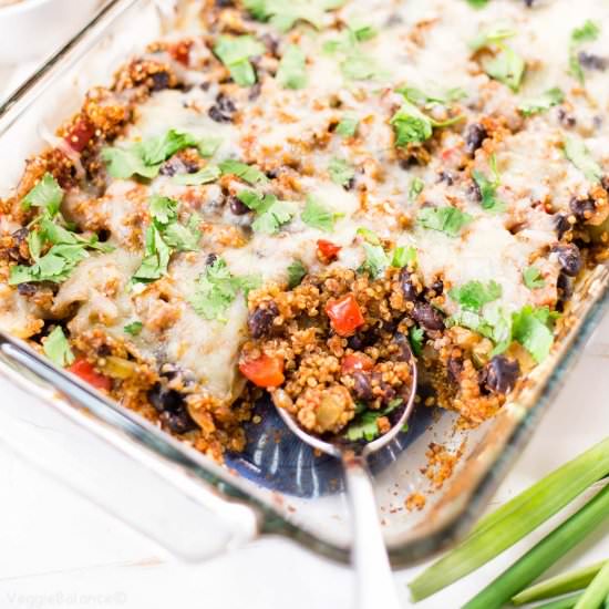 Vegetarian Quinoa Mexican Dinner - Recipe photo by veggiebalance