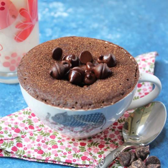 Eggless Chocolate Mug Cake - Recipe photo by TheLoveOfCakes