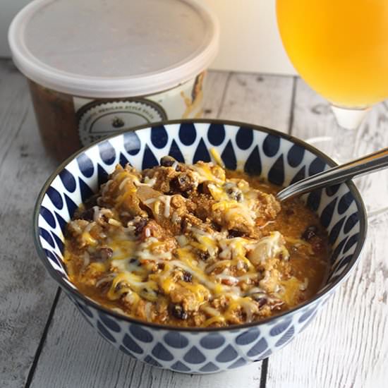 Easy Black Bean Turkey Chili - Recipe photo by Cooking Chat