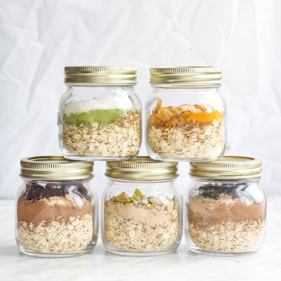 DIY Instant Oatmeal Packs: 5 Ways! - Recipe photo by okonomi kitchen