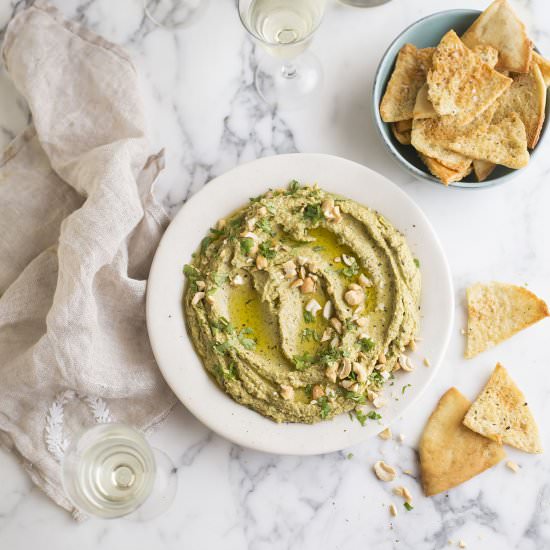 Zucchini hummus - Recipe photo by drizzleanddip