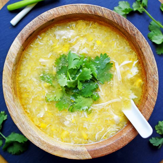 Chicken and Sweetcorn Soup - Recipe photo by scruffandsteph