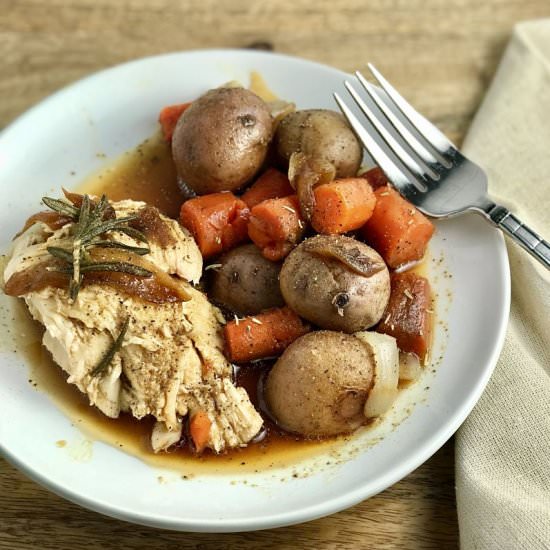 Instant Pot Whole Chicken & Veggies - Recipe photo by kitchengonerogue