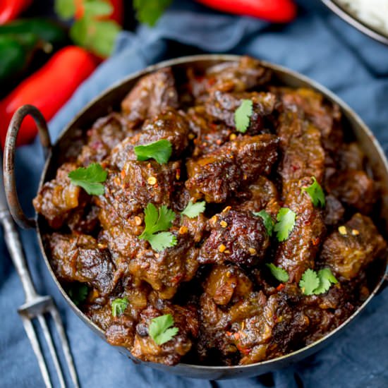 Spicy Beef Rendang - Recipe photo by KitchenSanctuary