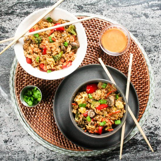 Hibachi Fried Rice - Recipe photo by More Than You Can Chew