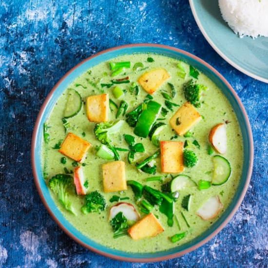 Vegan Thai Green Curry - Recipe photo by onetsp