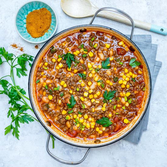 Clean Eating Weeknight Taco Soup - Recipe photo by cleanfoodcrush