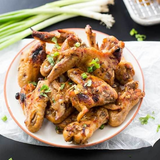 Instant Pot Korean BBQ Wings - Recipe photo by Kiwi and Carrot