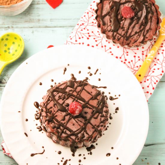 Paleo Raspberry Chocolate Torte - Recipe photo by tessadomesticdiva