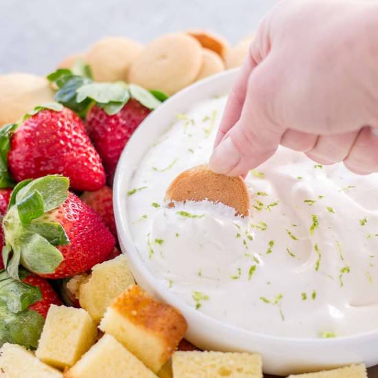 Key Lime Pie Dip - Recipe photo by Strawberry Blondie Kitchen
